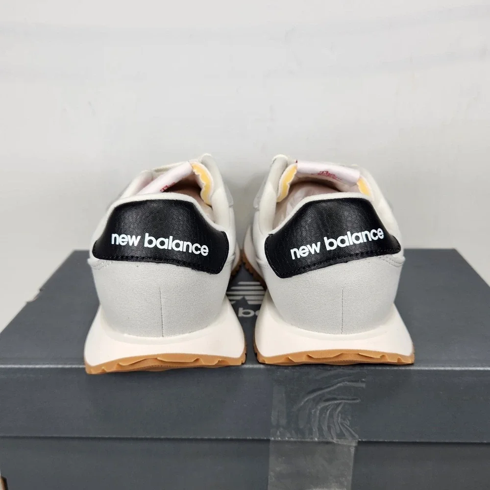 New Balance 237 Sneakers Kids Size 4.5 White Black Heritage Running Shoes